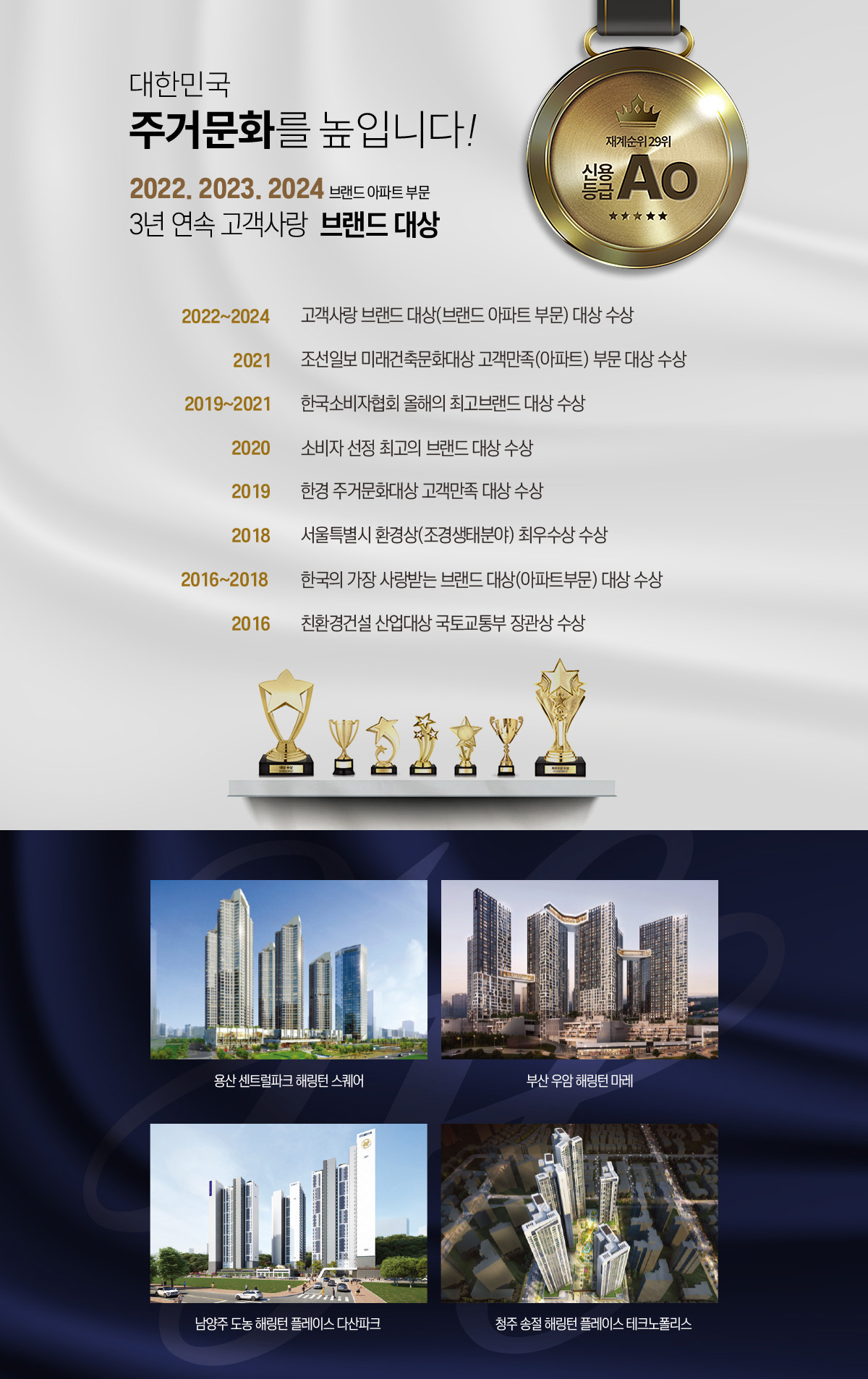 둔산 해링턴플레이스 브랜드 소개